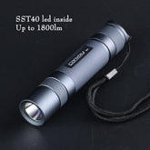Convoy S2+ Luminus SST40 1800LM EDC LED Flashlight